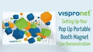 Portable Trade Show Display - Pop Up Portable Booth Magnet
