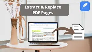 Tutorial | How to Extract and Replace PDF Pages with LightPDF Editor | Extract Pages from PDF