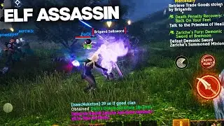 Lineage 2 M - Elf Assassin Lv.29 Gameplay | ULTRA Graphics 60 FPS