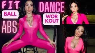 Stability Ball ABS WORKOUT / Strong Core + Flat Stomach Exercises + FIT & FUN Dance Workout AEROBIC