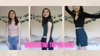 Quarantine Try On Haul! - Clothing + Skincare (Garage, Abercrombie, Brandy Melville, and more :)))