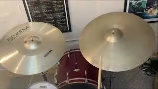 Zildjian A Sweet ride 23” vs. Istanbul Mehmet Session ride 22”