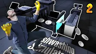 MON ROYAUME POUR UN LAVE-VAISSELLE !! -Dishwashing Simulator- [AUTOMATISATION]