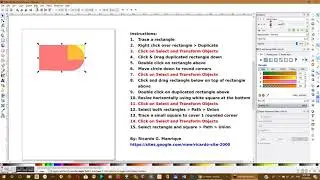 Inkscape Round a Corner