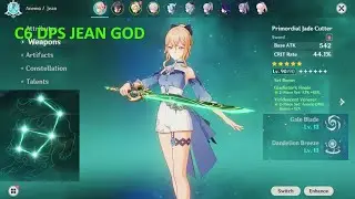 C6 JEAN & C5 MONA TAKE ON ABYSS - Genshin Impact
