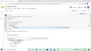 Set Operations in python without using inbuilt functions