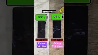 Xiaomi 14 Ultra vs Galaxy S24 Ultra battery test