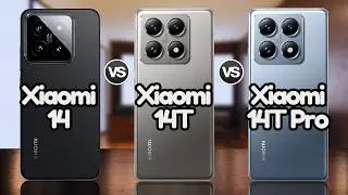 Xiaomi 14 vs Xiaomi 14T Pro vs Xiaomi 14T | @Eficientechs👈👀