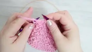 Нежный красивый узор спицами. Мастер класс