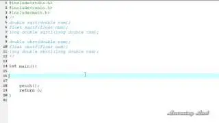 095  95   sqrt and cbrt Functions in C Programming Language Video Tutorial