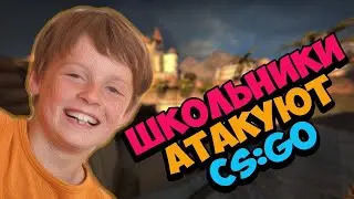 Обычный день с АГГРООшкольниками в CS:GO!Best июль!