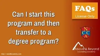 NCCA License-Only: Can I Get a Degree?