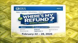 IRS Where’s My Refund Weekly Update for February 22–28, 2026