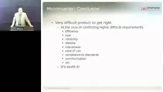 Martin Fornage- Microinverters Conclusion