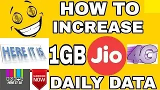How To Remove 1GB Daily Limit Of Jio Happy New Year Offer- HINDI