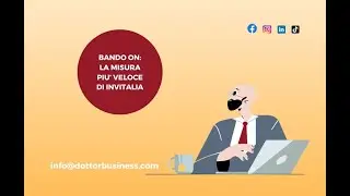 BANDO ON: LA MISURA PIU' VELOCE DI INVITALIA
