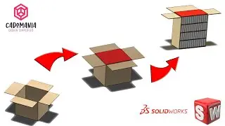 Designing and Assembling a Carton Box Using SolidWorks | Step-by-Step Tutorial #cad #packaging