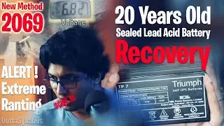The Dark Truth about Reviving Lead Acid Batteries | Trying to Revive my Old Dead Lead Acid Batteries