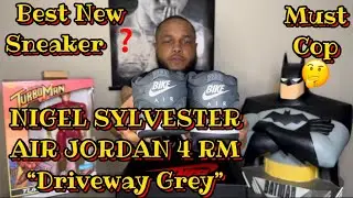 AIR JORDAN 4 RM SP NIGEL SYLVESTER “DRIVEWAY GREY “ | REVIEW AND ON FOOT