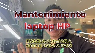 Mantenimiento a laptop HP 15-DW05LA con conector de batería dañado por humedad tutorial paso a paso