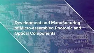 Robin de Bruijn, Philips Innovation Services: Development of Micro-assembled Photonic Components.