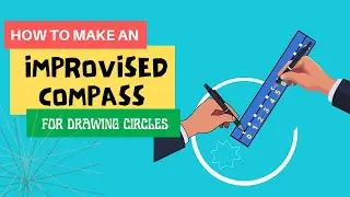 How to make DIY COMPASS for Drawing Circles.