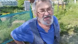 Самодельный минипогрузчик. В гостях у соседа.