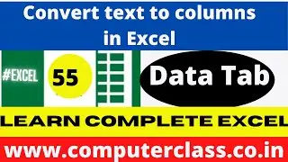 Convert text to columns in Excel | text to column excel