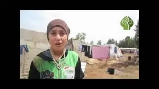Сирийская девочка Аиша из лагеря беженцев, север Ливана