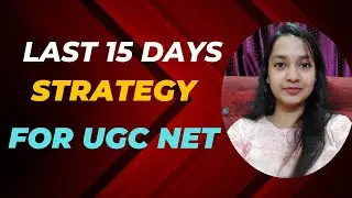 Last 15 days Strategy  for UGC-NET| #jrf #ugcnet #english #prepration #strategy #15days #2024 #net