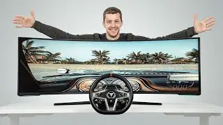 Volant + Écran incurvé 57 pouces = 🤯