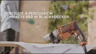 Perceuse à percussion 850W BEH850 - BLACK+DECKER