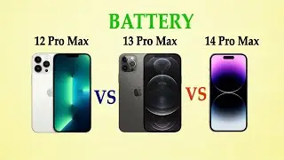 iPhone 14 Pro Max vs 13 Pro Max vs 12 Pro Max | Battery Life DRAIN Test