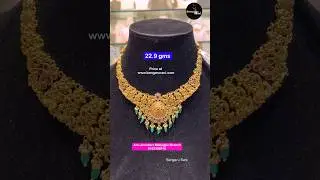 Without Lakshmi Devi Necklace #withoutlakshmidevinecklace #anujewellersbyanutex #goldnecklace