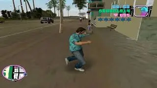 Tommy Vercetti observing life in Vice City for 4 minutes