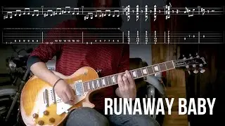 【TAB】Runaway Baby / Bruno Mars (Guitar cover)