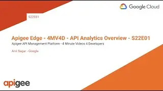 Apigee Edge - 4MV4D - API Analytics Overview - S22E01