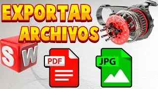 ✅ Export SolidWorks drawings in different formats | Save drawings in PDF and JPG 💻