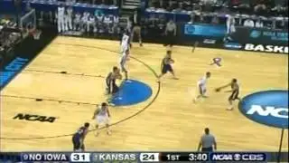 Ben Jacobson (N. Iowa) - Offensive Actions vs Kansas (20010 NCAA Tournament)