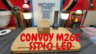 CONVOY M26C SST40 FIRST IMPRESSIONS AND OUTDOOR BEAM SHOTS