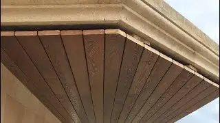 Как подшить карниз крыши досками ч.1