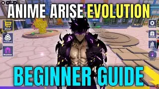 ANIME ARISE EVOLUTION BEGINNER GUIDE! (Shadows, Souls, Level Up) - Roblox