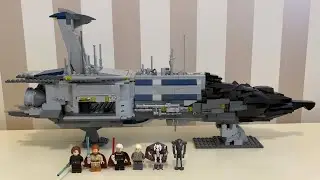 Lego Star Wars Invisible Hand MOC Review (Незримая Длань из ЛЕГО)
