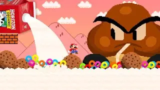 Super Mario Bros., but the Floor is Milk...
