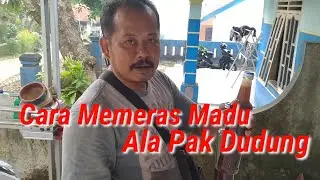 Cara memeras Madu Lebah  sederhana tapi Steril dan Higienis
