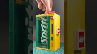 Working Lego Soda Vending Machine 
