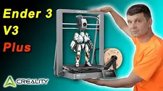 🌑 Creality Ender 3 V3 Plus Новый скоростной 3D принтер CoreXZ Kinematics #3dprinting Игорь Белецкий