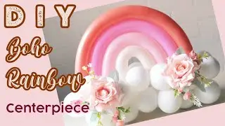 How to make Mini Rainbow Table Centerpiece for Birthday Party