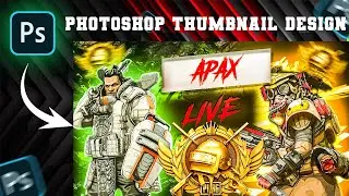 Make PROFESSIONAL Youtube Thumbnails in Photoshop Beginner Tutorial