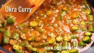 How to Make Okra Curry Recipe | #Keto